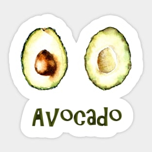 Avocado Sticker